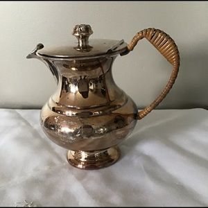 Vintage silver plate over copper nice little jug